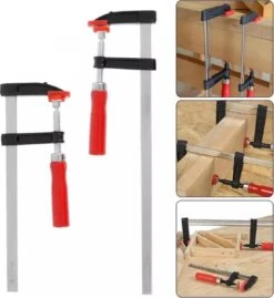 Merkloos GoldTools Schroef-lijmklem - 2 Stuks - Lijmklem - Lijmtang - F-spanklem Lijmklem - F-klem - Rood - 50x300mm -Makita || Merkloos || Stanley Verkoopwinkel 1102x1200 3