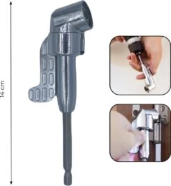 PD® - Bithouder - Bithouder Magnetisch - Haakse Bithouder - Bit Houder Haaks - Binnenzeskant - Metaal