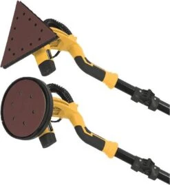 Powerplus POWX0477 Telescopische Wandschuurmachine - 710W - Ø225mm - Incl. 2 Schuurkoppen (rond En Driehoek), 6x Schuurpapier En Stofzak - Voor Plafond En Muur -Makita || Merkloos || Stanley Verkoopwinkel 1102x1200 7