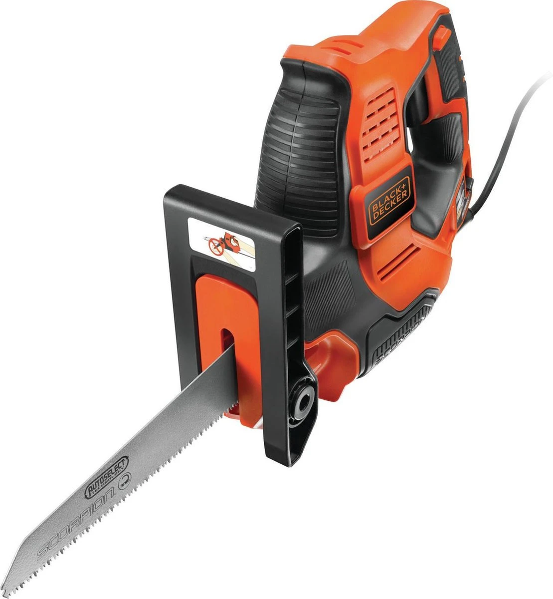 Black & Decker BLACK+DECKER RS890K-QS Scorpion Reciprozaag - 3IN1 - 500W - 23mm - Incl. Koffer En 3 Zaagbladen 2 Black & Decker BLACK+DECKER RS890K-QS Scorpion Reciprozaag - 3IN1 - 500W - 23mm - Incl. Koffer En 3 Zaagbladen - Afbeelding 2