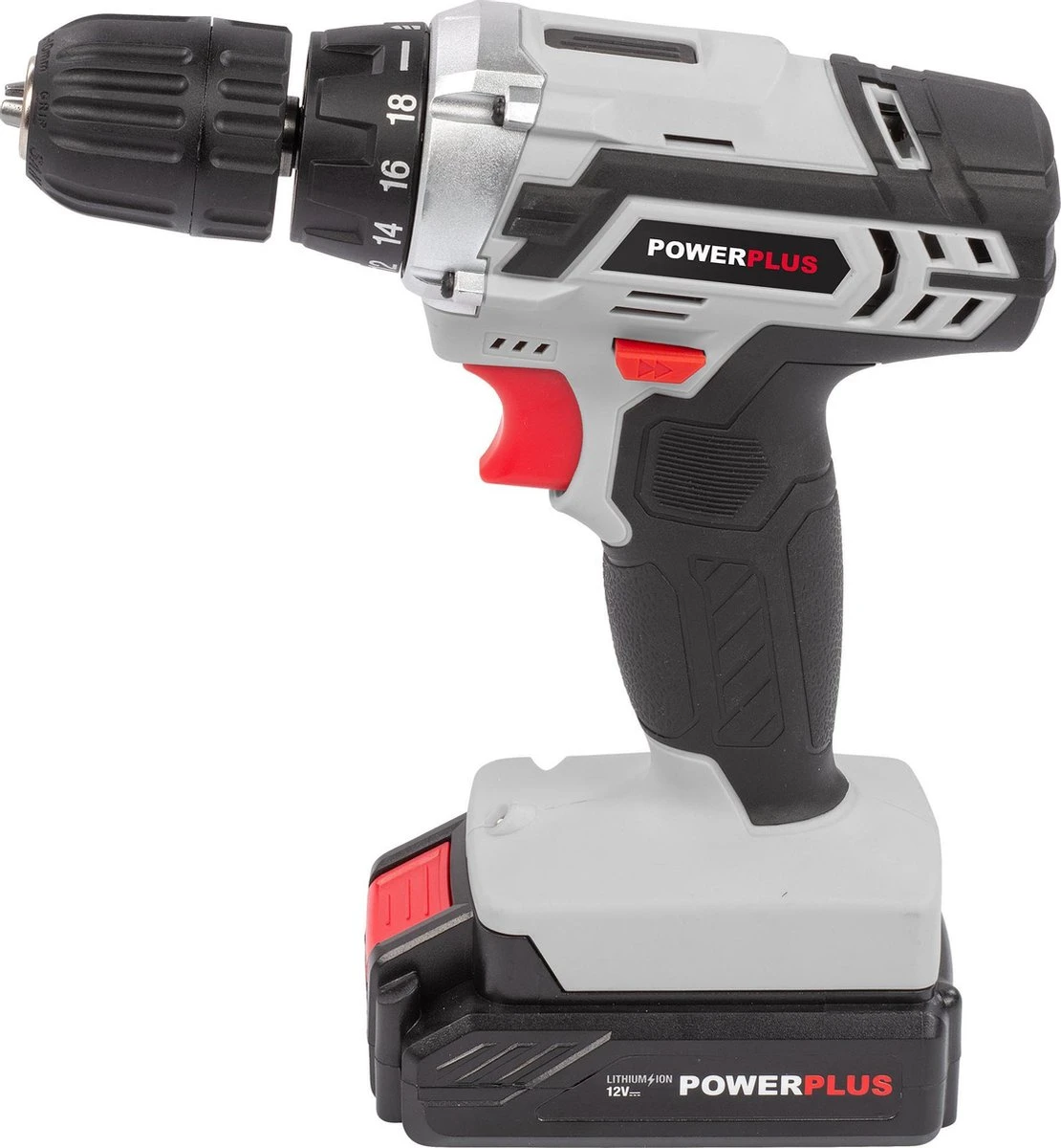 Powerplus POWC1051 Accu Boormachine - 12V - Incl. 1 X 1,3Ah Accu En Lader 4 Powerplus POWC1051 Accu Boormachine - 12V - Incl. 1 X 1,3Ah Accu En Lader - Afbeelding 4