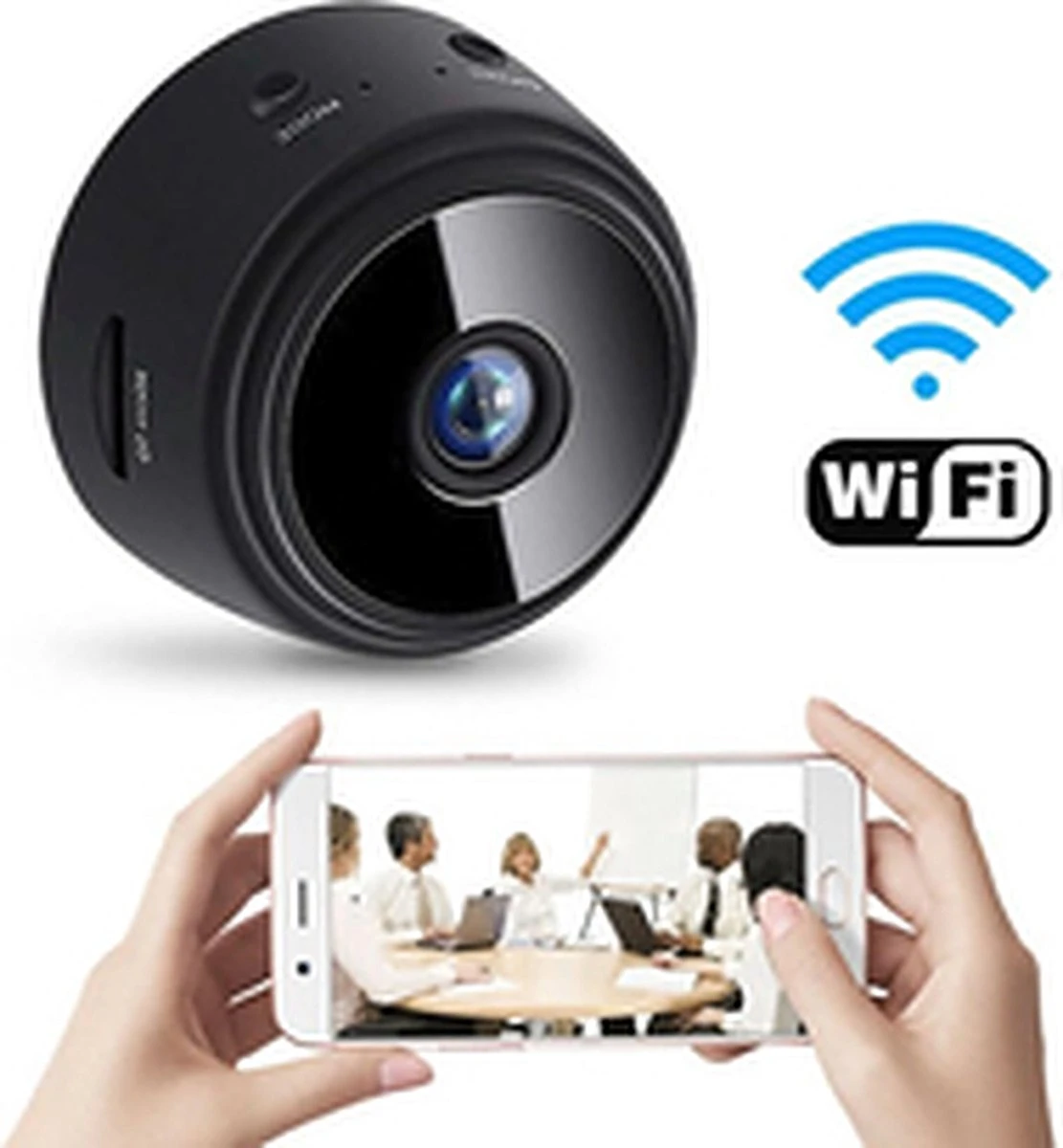 Brazzy® - Spy Camera Met Wifi App - Full HD 1080p - Exclusief 32 GB SD Kaart - Dashcam - Beveiligings Camera - Verborgen Camera - Spycam – Mini Camera – Mini Camera Spy – Spionage Camera 1 Brazzy® - Spy Camera Met Wifi App - Full HD 1080p - Exclusief 32 GB SD Kaart - Dashcam - Beveiligings Camera - Verborgen Camera - Spycam – Mini Camera – Mini Camera Spy – Spionage Camera