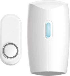 KlikAanKlikUit ACDB-8000AC - Draadloze Deurbel + Ontvanger - Wit