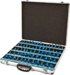 66 Delige WIDIA Houtfrezenset Met 8 Mm Opname