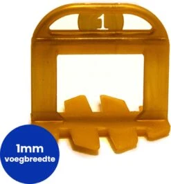 Pro-gold Levelling System - Tegelclips - 1 Mm - 500 Stuks