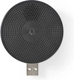 Nedis SmartLife Gong - Wi-Fi - Accessoire Voor: WIFICDP10GY - USB Gevoed - 4 Geluiden - 5 V DC - Instelbaar Volume - Zwart -Makita || Merkloos || Stanley Verkoopwinkel 1116x1200 16