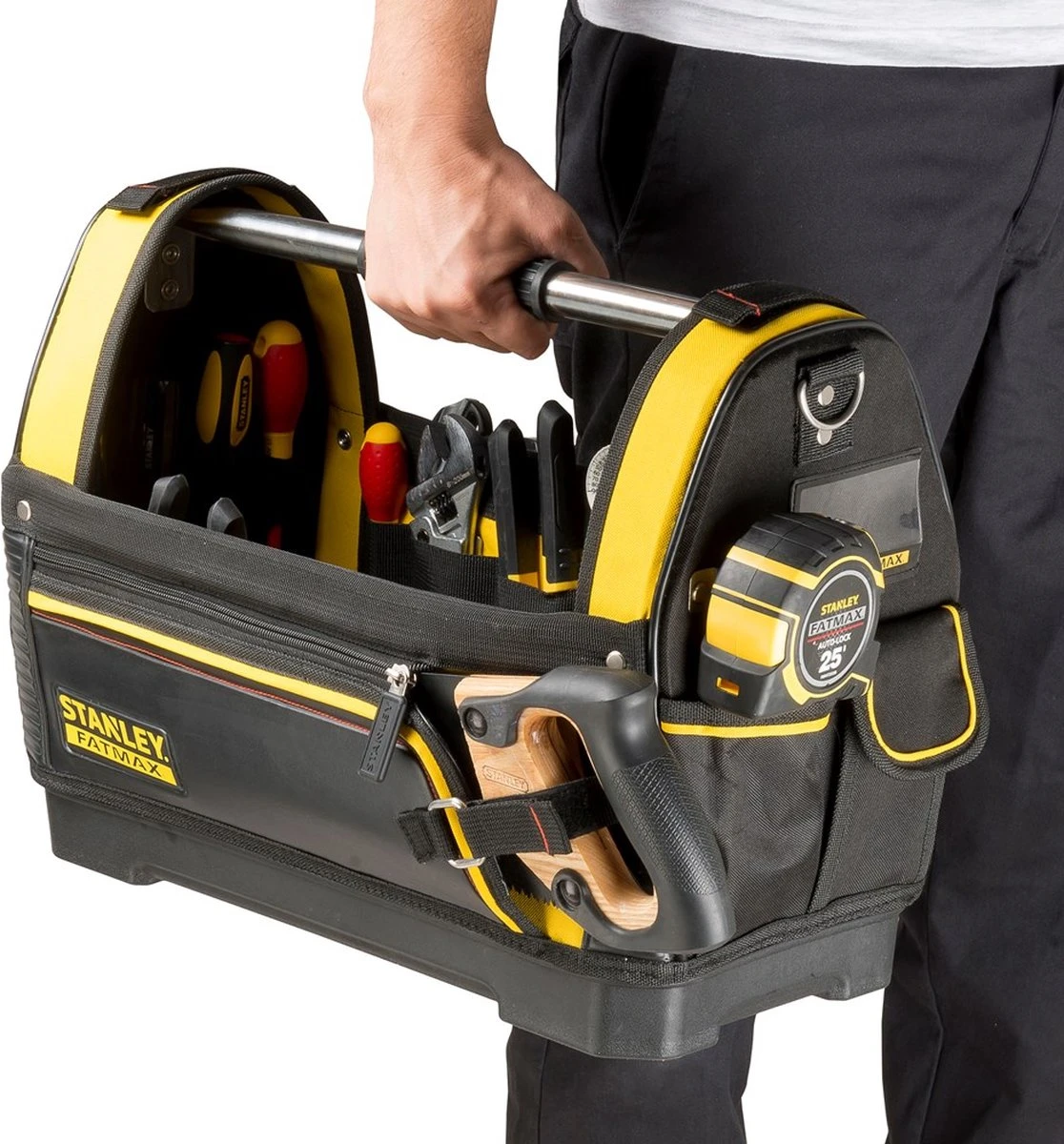 STANLEY FATMAX 1-93-951 Open Gereedschapstas - 18" - Met Schouderriem 7 STANLEY FATMAX 1-93-951 Open Gereedschapstas - 18" - Met Schouderriem - Afbeelding 7
