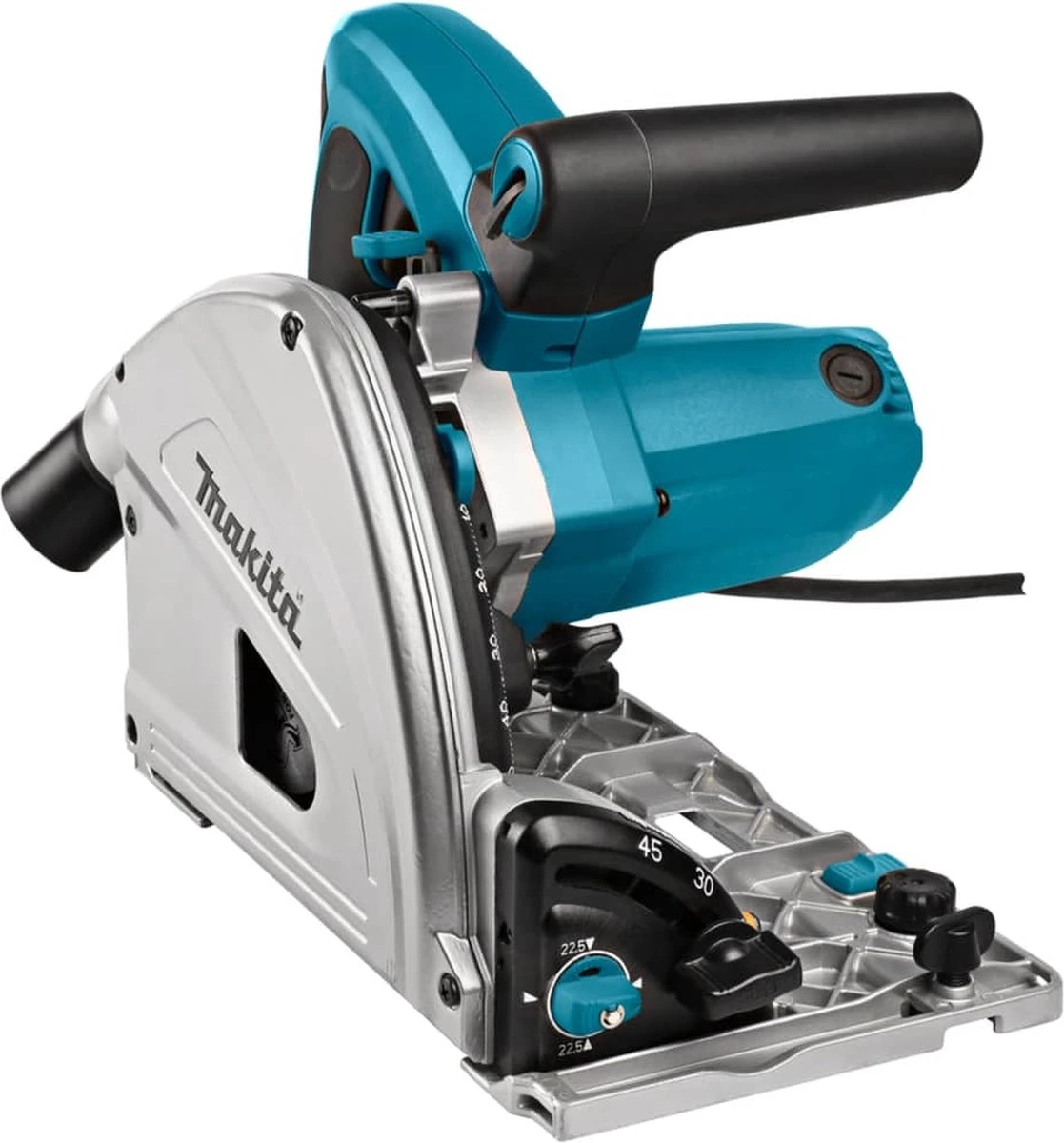 Makita SP6000J1X2 Invalcirkelzaag | 2 Geleiderails + Koppelstukken | 1300w 165mm 7 Makita SP6000J1X2 Invalcirkelzaag | 2 Geleiderails + Koppelstukken | 1300w 165mm - Afbeelding 7