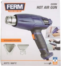 FERM Professionele Heteluchtpistool 2000W - 2 Opzetstukken - Hittepistool - Heatgun - Warmtepistool -Makita || Merkloos || Stanley Verkoopwinkel 1118x1200 7