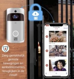 Living Needs Draadloze Deurbel – HD Video Deurbel – Deurbel Met Camera. -Makita || Merkloos || Stanley Verkoopwinkel 1121x1200 8