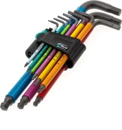 Wera 05073593001 950 SPKL/9 SM N SB 9 Delige Hex-plus Multicolour Inbussleutel - 1.5-10mm