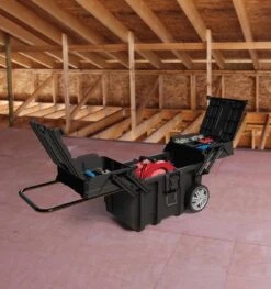 Keter Cantilever Mobile Gereedschapskoffer Job Box - 37,3x64,4x41cm - Zwart -Makita || Merkloos || Stanley Verkoopwinkel 1125x1200