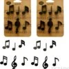 ESTARK® Muziek Magneten - 12 STUKS - Muzikale Magneten - Keukenmagneten - Magneetbord - Magneet - Muzieknoten - Noten - Muziek - Koelkast - Whitebord - Magneetjes - Muziekmagneet