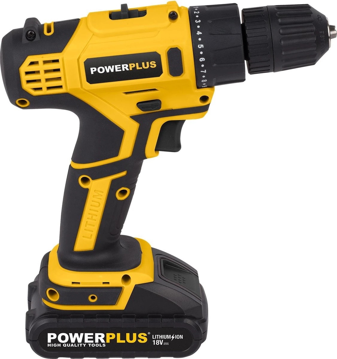 Powerplus POWX0069LI Accu Boormachine - 18V - Incl. 2 X 1,5Ah Accu En Lader 2 Powerplus POWX0069LI Accu Boormachine - 18V - Incl. 2 X 1,5Ah Accu En Lader - Afbeelding 2