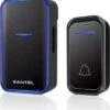 Santel - Draadloze Deurbel - Draadloos - Deur Bel - Deurbellen - Wireless Doorbell Waterdicht IP44 - Met Ontvanger - Zwart