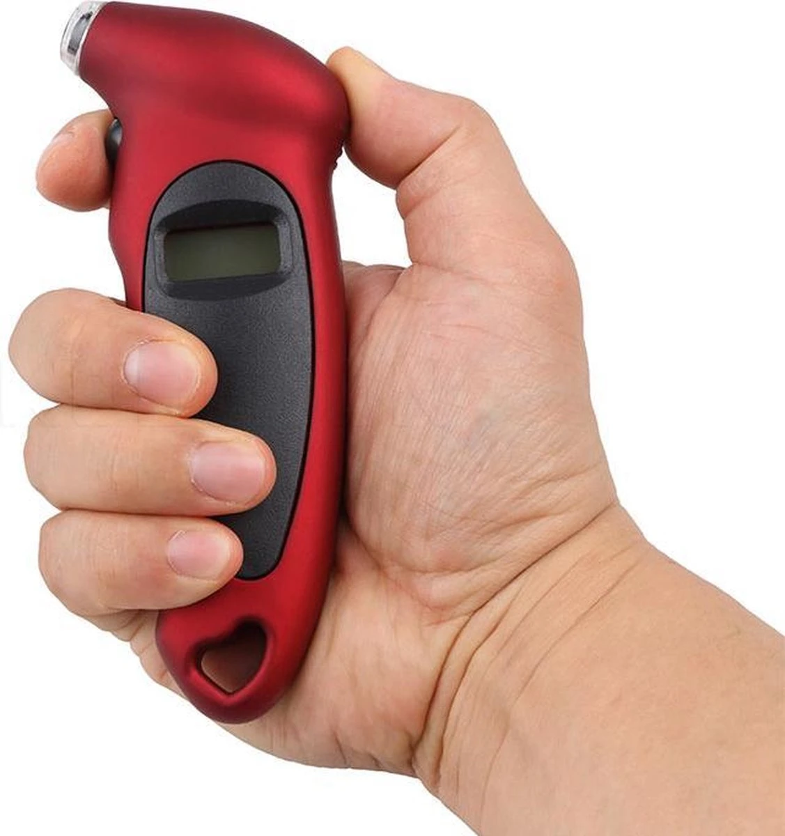 Digitale Bandenspanningsmeter Met Led - SpanningsMeter- Banden Indicator - Bandenspannings Meter - Meet Indicator Rood 4 Digitale Bandenspanningsmeter Met Led - SpanningsMeter- Banden Indicator - Bandenspannings Meter - Meet Indicator Rood - Afbeelding 4