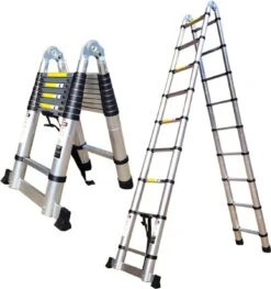 Truskore® Multifunctionele Telescopische Ladder 4.4 Meter - Incl. Draagtas - Aluminium - Telescoop Ladder - Stevig & Vertrouwd 7 Truskore® Multifunctionele Telescopische Ladder 4.4 Meter - Incl. Draagtas - Aluminium - Telescoop Ladder - Stevig & Vertrouwd -Makita || Merkloos || Stanley Verkoopwinkel 1128x1200 5