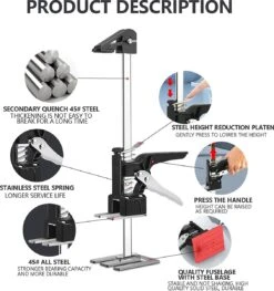 BOTC HandKrik - 1 Stuk - Platenlift - Badkamer - Deurlifter - Armlifter - Arbeidsbesparende Arm - 30cm Hoogte 11 BOTC HandKrik - 1 Stuk - Platenlift - Badkamer - Deurlifter - Armlifter - Arbeidsbesparende Arm - 30cm Hoogte -Makita || Merkloos || Stanley Verkoopwinkel 1129x1200 3