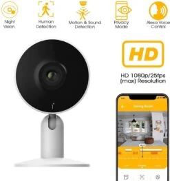 Arenti IN1 Bewakingscamera - Beveiligingscamera Binnen - 1080P Full HD Resolutie – Wifi Camera - Kleur Zwart -Makita || Merkloos || Stanley Verkoopwinkel 1129x1200 7