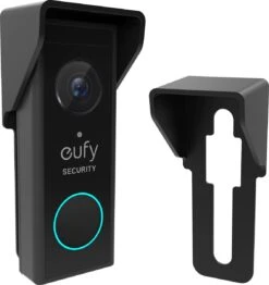 Merkloos Deurbel Cover Geschikt Voor Eufy - Beschermt Tegen Regen En Zonneschijn - Geschikt Voor Eufy 2K – Zonder Extra Gaten Te Boren.