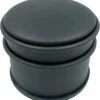 Svenska Living - Deurstop - Ø9x7.5cm - Mat Zwart - Beschermrand - Staal - Deurstopper