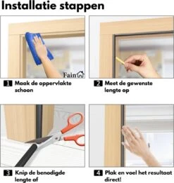 Tochtstrips Voor Deuren – 6 Meter Rol – Zwart – Tochtband Zelfklevend - D-profiel - Tochtstopper – Tochtband - Tochtstrip Deur – Deurborstel – Tochtstrip Raam – Tochtborstel – Tochtwering -Makita || Merkloos || Stanley Verkoopwinkel 1134x1200 22