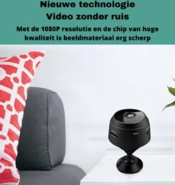 Olaf A9 - Huisdiercamera - Babyfoon - Mini Camera Met App - Audio - Nachtvisie - Live - 360° - Zwart -Makita || Merkloos || Stanley Verkoopwinkel 1136x1200 7