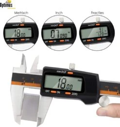 Optimus Professionele Digitale Schuifmaat Met Handige Opbergcase - Incl. Extra Batterijen - RVS - 150mm Meetbereik -Makita || Merkloos || Stanley Verkoopwinkel 1139x1200 3