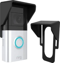 Merkloos Deurbel Cover Geschikt Voor Ring - Beschermt Tegen Regen En Zonneschijn - Geschikt Voor Ring 1/2/3/4 – Zonder Extra Gaten Te Boren.