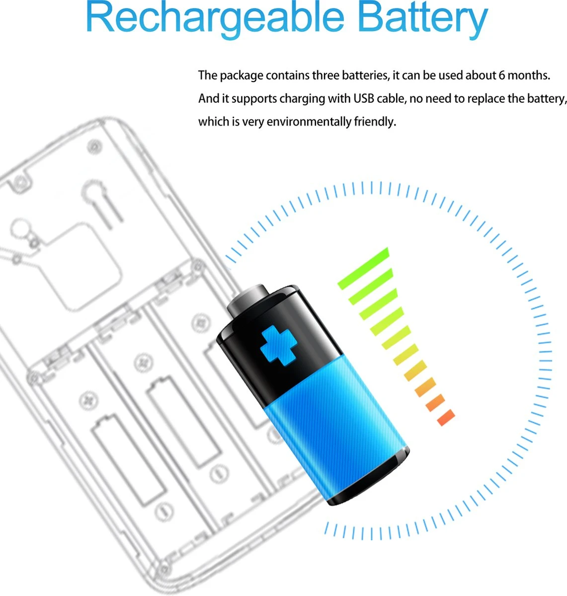 Merkloos LBP Video Deurbel Met HD Camera En Wifi - Zwart - Draadloos - Met Gong, 3 Oplaadbare Batterijen En 32GB Geheugenkaart 3 Merkloos LBP Video Deurbel Met HD Camera En Wifi - Zwart - Draadloos - Met Gong, 3 Oplaadbare Batterijen En 32GB Geheugenkaart - Afbeelding 3