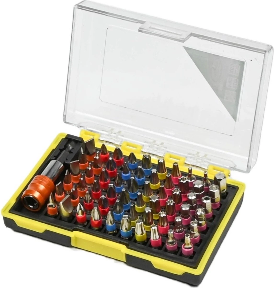 Bitset Professional - Gereedschap - 61 Delig - Professioneel - Met Kleurcode - 61 Dlg 9 Bitset Professional - Gereedschap - 61 Delig - Professioneel - Met Kleurcode - 61 Dlg - Afbeelding 9