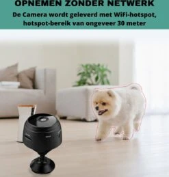 Olaf A9 - Huisdiercamera - Babyfoon - Mini Camera Met App - Audio - Nachtvisie - Live - 360° - Zwart -Makita || Merkloos || Stanley Verkoopwinkel 1144x1200 17
