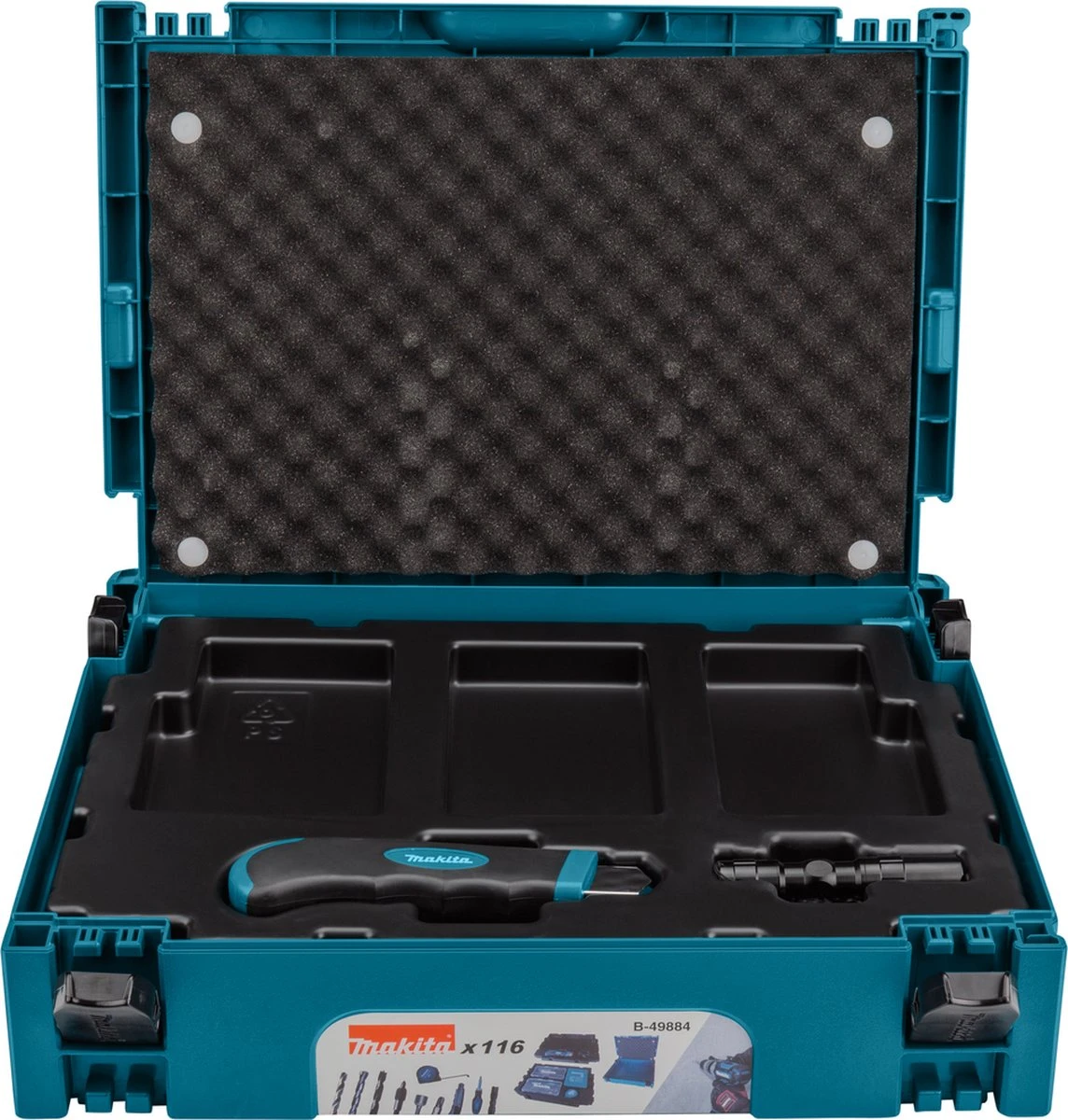 Makita B-49884 Boor- En Schroefbitset 116-delig In Mbox 1 Makita B-49884 Boor- En Schroefbitset 116-delig In Mbox
