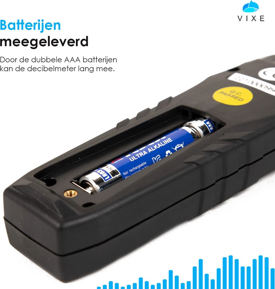 Decibel Meter - Db Meter - Geluidsmeter - Meet Tussen 30 DB En 130 DB - Nauwkeurig Tot 1,5 DB - Inclusief Batterijen 4 Decibel Meter - Db Meter - Geluidsmeter - Meet Tussen 30 DB En 130 DB - Nauwkeurig Tot 1,5 DB - Inclusief Batterijen - Afbeelding 4