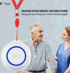 Vosoi - Persoonlijk Alarm Met SOS Paniekknop - Melding Naar Mobiele Telefoon - WiFi - Inclusief Bevestigingsmateriaal En Draagkoord - Persoonlijke Beveiliging - Senioren Alarm - Paniekknop - +Nederlandse Handleiding -Makita || Merkloos || Stanley Verkoopwinkel 1147x1200 7