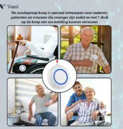 Vosoi - Persoonlijk Alarm Met SOS Paniekknop - Melding Naar Mobiele Telefoon - WiFi - Inclusief Bevestigingsmateriaal En Draagkoord - Persoonlijke Beveiliging - Senioren Alarm - Paniekknop - +Nederlandse Handleiding -Makita || Merkloos || Stanley Verkoopwinkel 1148x1200 11