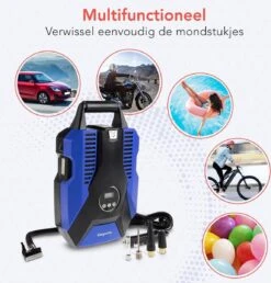 LifeGoods Elektrische Compressor En Bandenpomp - 12V - 10,3 Bar - 35L/m - Blauw -Makita || Merkloos || Stanley Verkoopwinkel 1150x1200 4