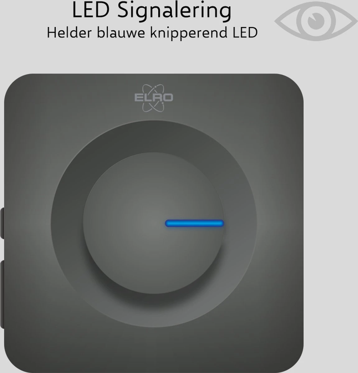 ELRO DB3000 Draadloze Deurbel Set – Plug-in Ontvanger - Bereik 300 Meter - IP65 Waterdicht - 64 Melodieën - Zwart 4 ELRO DB3000 Draadloze Deurbel Set – Plug-in Ontvanger - Bereik 300 Meter - IP65 Waterdicht - 64 Melodieën - Zwart - Afbeelding 4