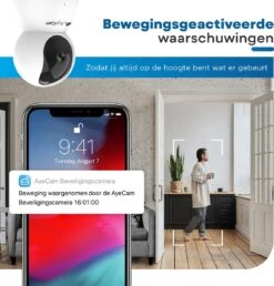 AyeCam Beveiligingscamera – Met App - WiFi - Bewegingssensor - Incl. 32GB SD - Camera Beveiliging - Huisdiercamera -Makita || Merkloos || Stanley Verkoopwinkel 1151x1200 8