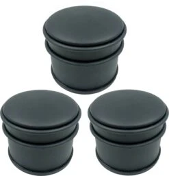 Svenska Living - Deurstop - Ø9x7.5cm - Mat Zwart - Beschermrand - Staal - Deurstopper -Makita || Merkloos || Stanley Verkoopwinkel 1152x1200 10