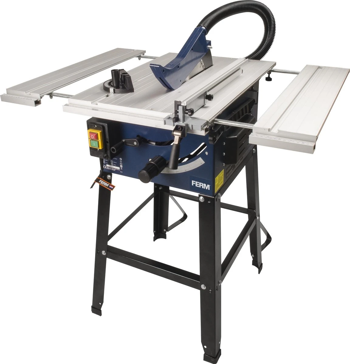 FERM TSM1033 Zaagtafel Ø250mm (T40) - 1800W - Uitschuifbaar Aluminium Werkblad - In Hoogte En Hoek Verstelbaar Zaagblad - Incl. TCT T40 250mm Zaagblad 3 FERM TSM1033 Zaagtafel Ø250mm (T40) - 1800W - Uitschuifbaar Aluminium Werkblad - In Hoogte En Hoek Verstelbaar Zaagblad - Incl. TCT T40 250mm Zaagblad - Afbeelding 3