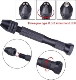 10 Delige Mini Aluminium Handboor - Bitset Handboormachine - Hand Gereedschap - Klein - Hobby - Mini Drill -Makita || Merkloos || Stanley Verkoopwinkel 1153x1200 1