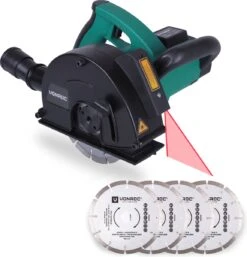 VONROC Muurfrees | Sleuvenfrees Met Laser – 1700W – 150mm – Incl. 6 Diamantschijven, Stofzuig Adapter En Opbergtas -Makita || Merkloos || Stanley Verkoopwinkel 1153x1200 7