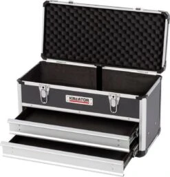 Kreator KRT640602B Gereedschapskoffer - 523 X 240 X 305 Mm - Zwart - (geleverd Zonder Gereedschap)