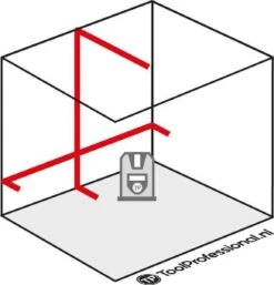 DeWALT DW088K Zelfnivellerende Kruis-/lijnlaser In Koffer - 2 Lijnen - Rood - 15m -Makita || Merkloos || Stanley Verkoopwinkel 1155x1200