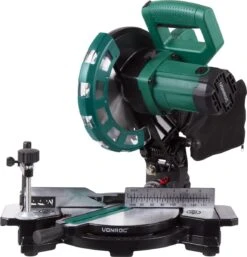 VONROC Afkortzaag - Verstekzaag – 1700W – Ø216MM – 4900 /min - Met Laser, Tafelverbreders & Diepteregeling – Incl. Zaagblad En Werkstukklem -Makita || Merkloos || Stanley Verkoopwinkel 1155x1200 9