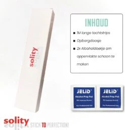 SOLITY® Aanpasbare Tochtstopper - Zelfklevende Tochtstrip Voor Deuren - Wit - 100 Cm X 5 Cm - Met 2 Alcoholische Doekjes -Makita || Merkloos || Stanley Verkoopwinkel 1157x1200 13