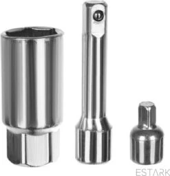 ESTARK® Professionele XL 40-Delige Dopsleutel Set - Met Momentsleutel Ratel & Verlengstuk - Doppenset Doppendoos Torx/Inbus/Hex/Kruiskop/Philips Bit Doppen Set - Ratelset - Met Snelwisselsysteem - 1/4" & 1/2" Inch Doppenset 24 ESTARK® Professionele XL 40-Delige Dopsleutel Set - Met Momentsleutel Ratel & Verlengstuk - Doppenset Doppendoos Torx/Inbus/Hex/Kruiskop/Philips Bit Doppen Set - Ratelset - Met Snelwisselsysteem - 1/4" & 1/2" Inch Doppenset -Makita || Merkloos || Stanley Verkoopwinkel 1158x1200 1