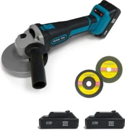 Deutsche Stahl Haakse Slijper - Slijptol - Gereedschap - Slijpmachine - Draadloos - 24V Accu - 2 Batterijen - 7000RPM - 1 Uur Snellader - 2 Zaagblad Van 125mm - Softgrip - Met Tas - Blauw 15 Deutsche Stahl Haakse Slijper - Slijptol - Gereedschap - Slijpmachine - Draadloos - 24V Accu - 2 Batterijen - 7000RPM - 1 Uur Snellader - 2 Zaagblad Van 125mm - Softgrip - Met Tas - Blauw -Makita || Merkloos || Stanley Verkoopwinkel 1158x1200 7