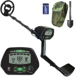 DETECT-IT PRO Metaaldetector Voor Kinderen En Volwassenen - Pinpointer - LCD Scherm - Waterdicht - Verstelbaar - Inclusief Batterijen En Schep/Pikhouweel